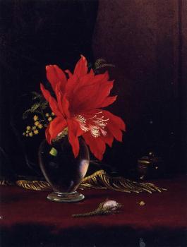 馬丁 約翰遜 赫德 Red Flower in a Vase 馬丁 約翰遜 赫德 Red Flower in a Vase